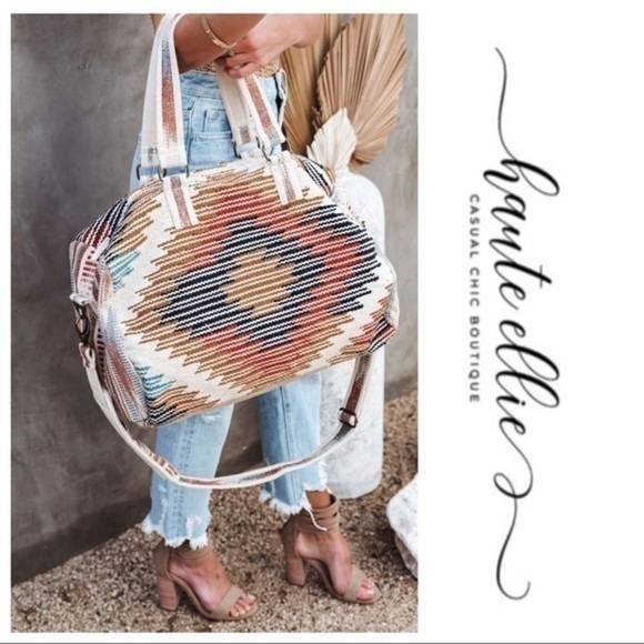 Haute Ellie Handbags - DESERT BOHEMIAN- Weekend Bag